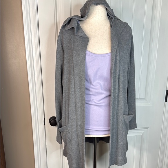 Splendid Hooded cardigan with purple tank Sz XXL - Picture 1 of 12